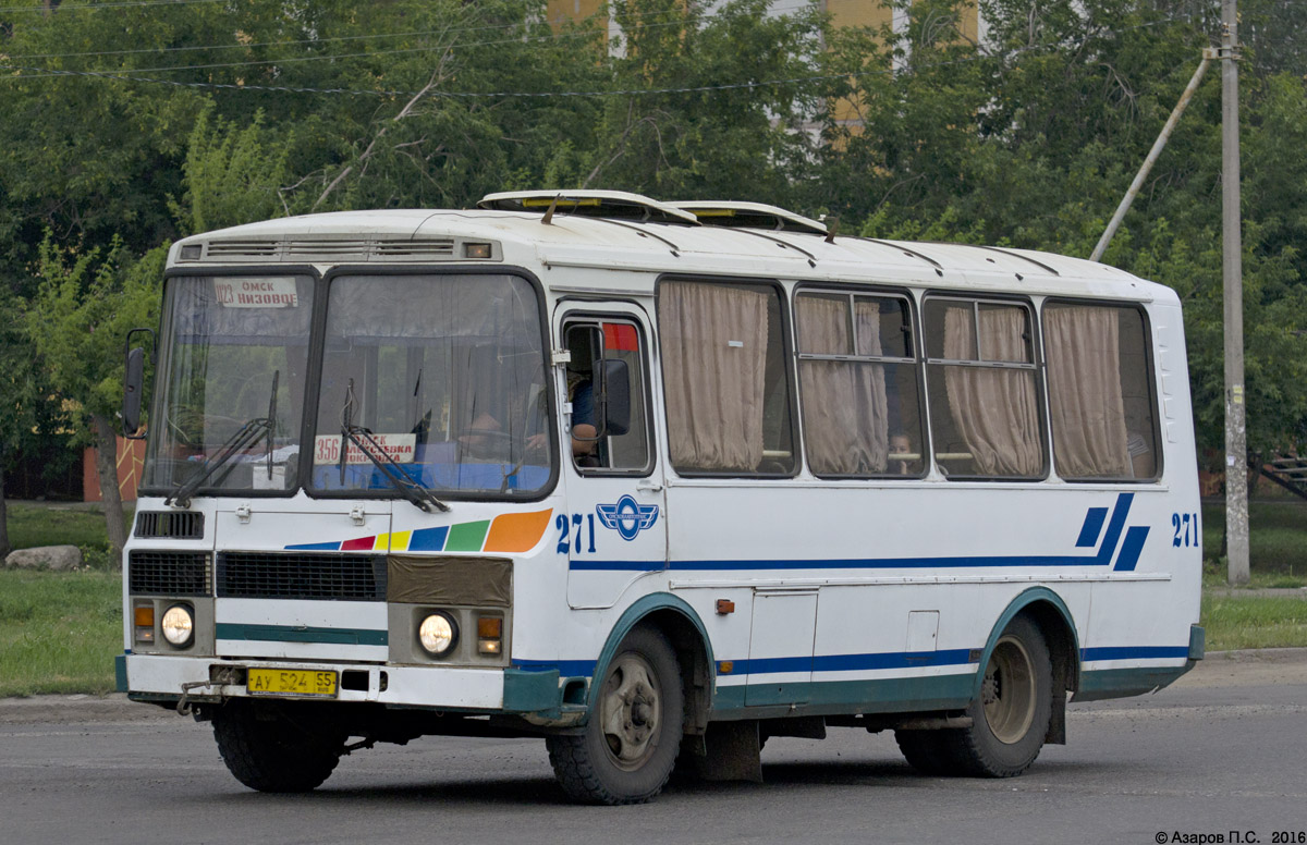 Омская область, ПАЗ-32053 № 271