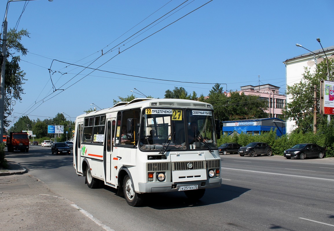 Томская область, ПАЗ-32054 № К 251 ЕХ 70