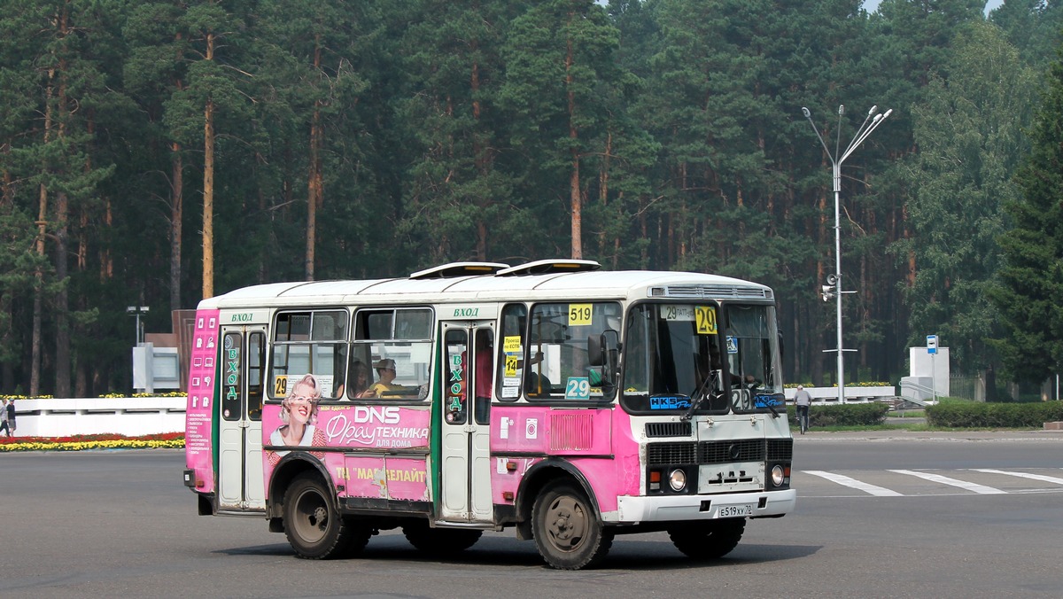 Томская область, ПАЗ-32054 № Е 519 ХУ 70