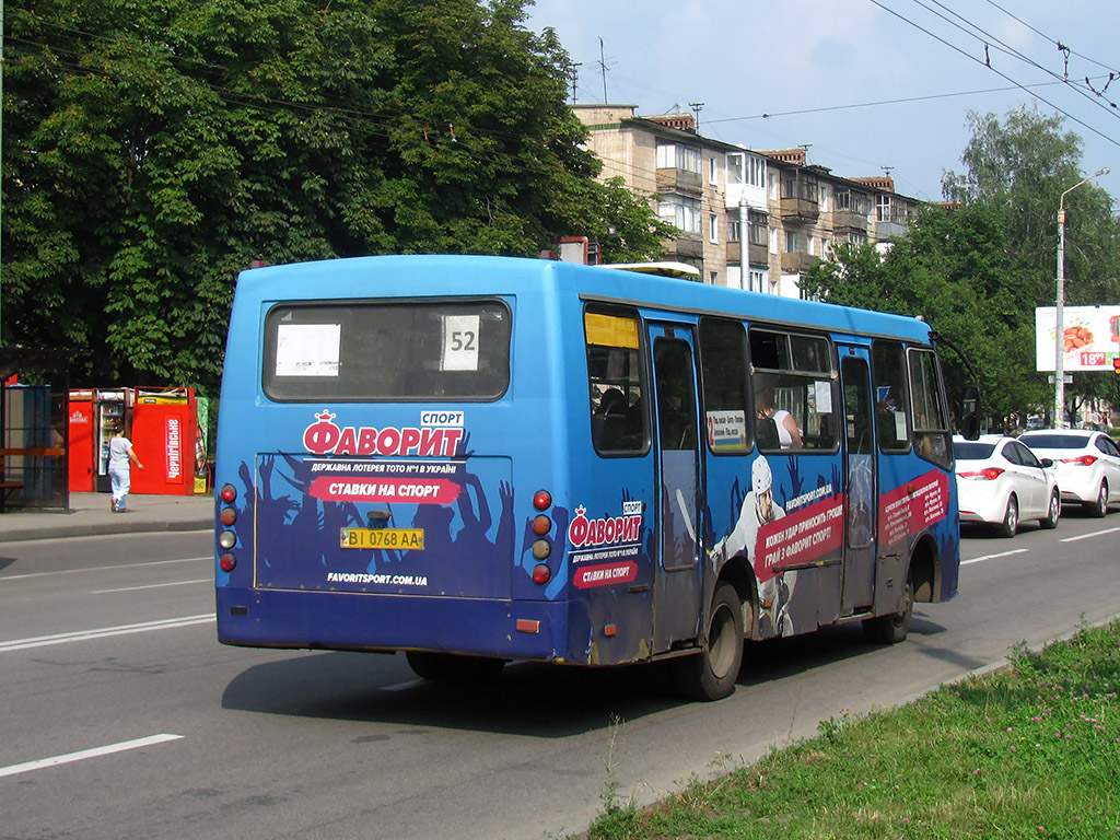 Poltava region, Bogdan A09202 № BI 0768 AA