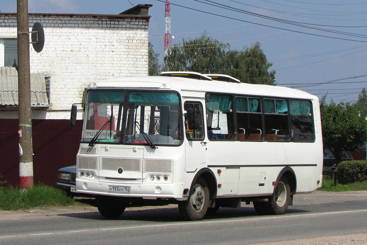 Nizhegorodskaya region, PAZ-32053 Nr. Н 193 ХУ 152