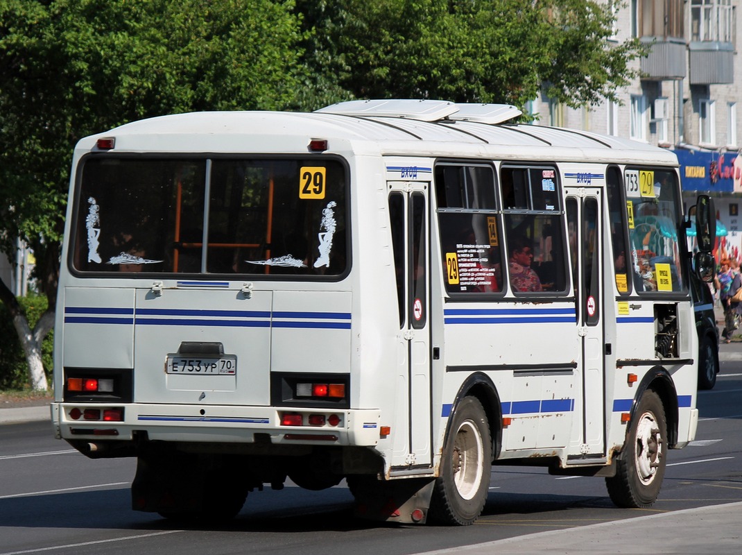 Томская область, ПАЗ-32054 № Е 753 УР 70