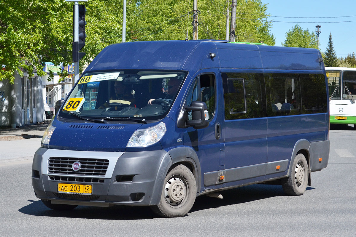 Tumen region, Nizhegorodets-FST613 (FIAT Ducato) # АО 203 72