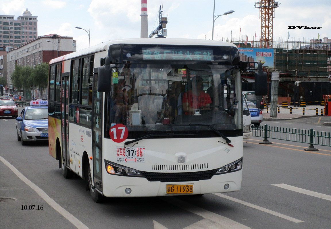 Китай, Zhong Tong LCK6770N5GE № 黑G 11938
