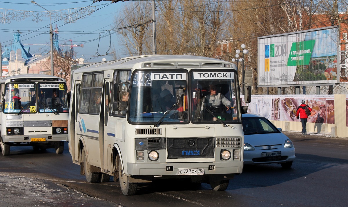 Томская область, ПАЗ-32054 № Е 737 ОК 70