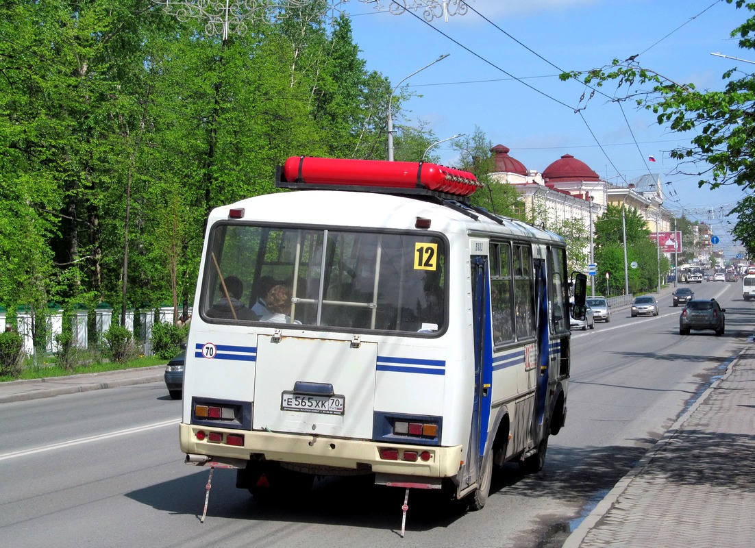 Томская область, ПАЗ-32051-110 № Е 565 ХК 70