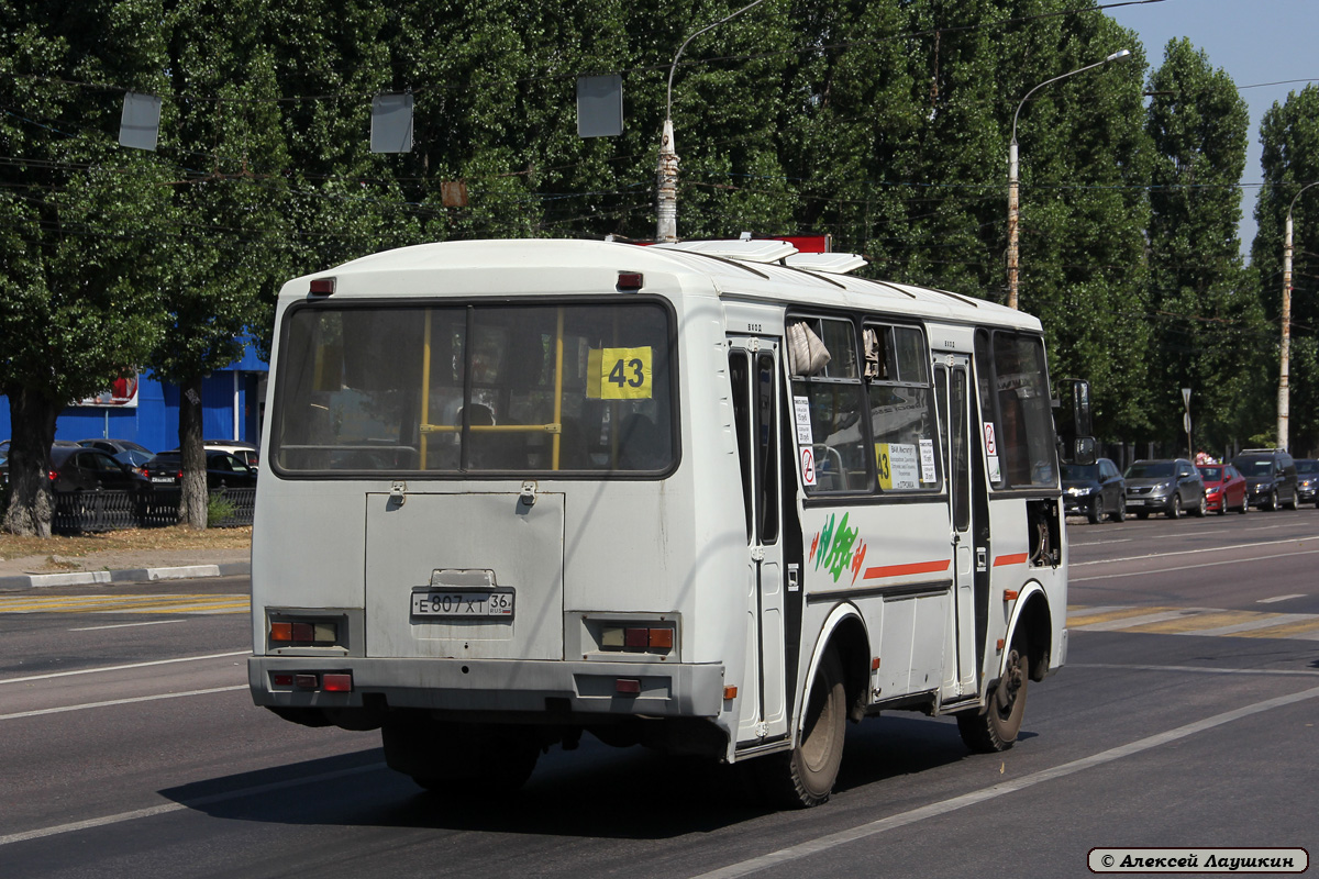 Воронежская область, ПАЗ-32054 № Е 807 ХТ 36