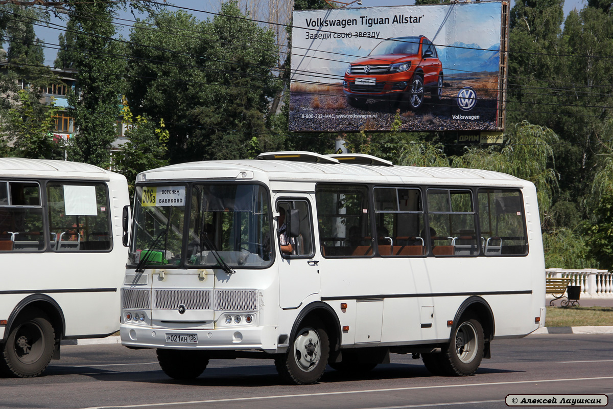 Воронежская область, ПАЗ-32054 № Р 021 АН 136