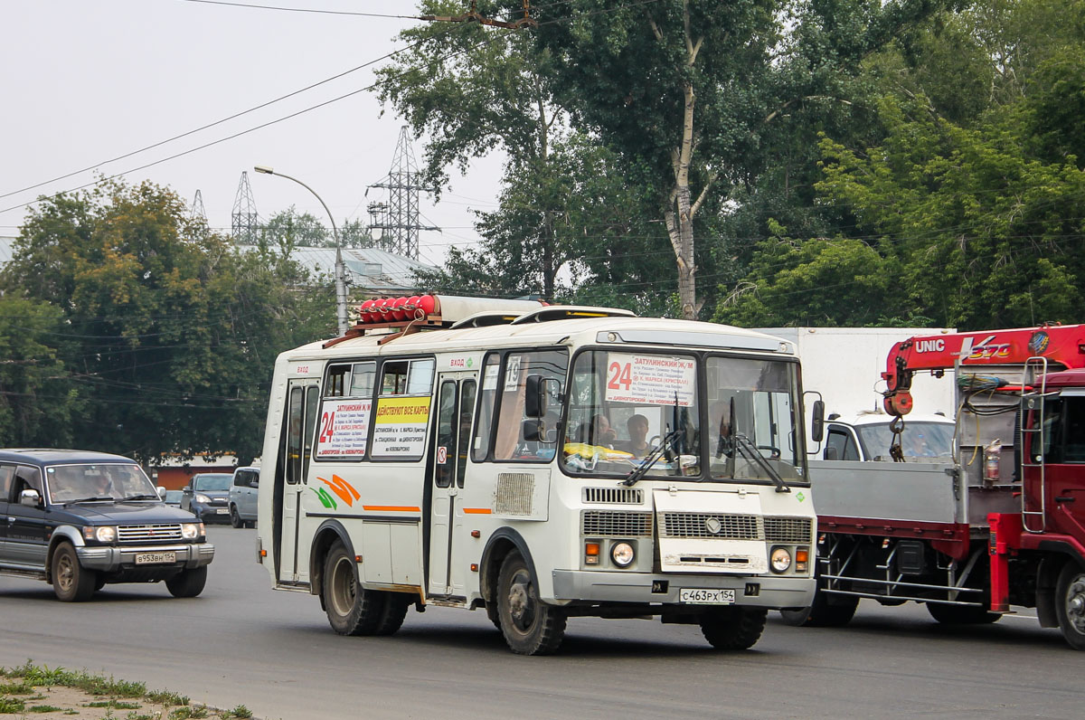 Новосибирская область, ПАЗ-32054 № С 463 РХ 154