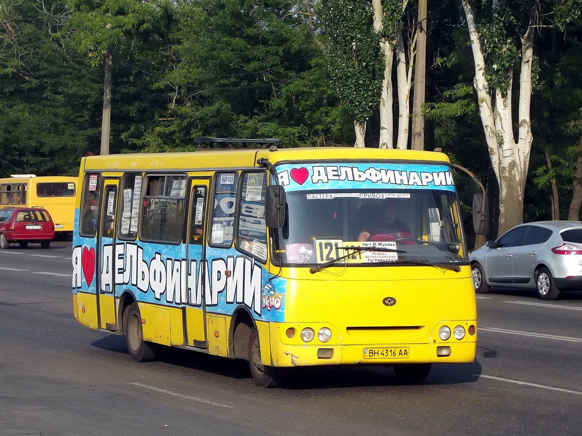 Адэская вобласць, Богдан А09202 (ЛуАЗ) № BH 4316 AA