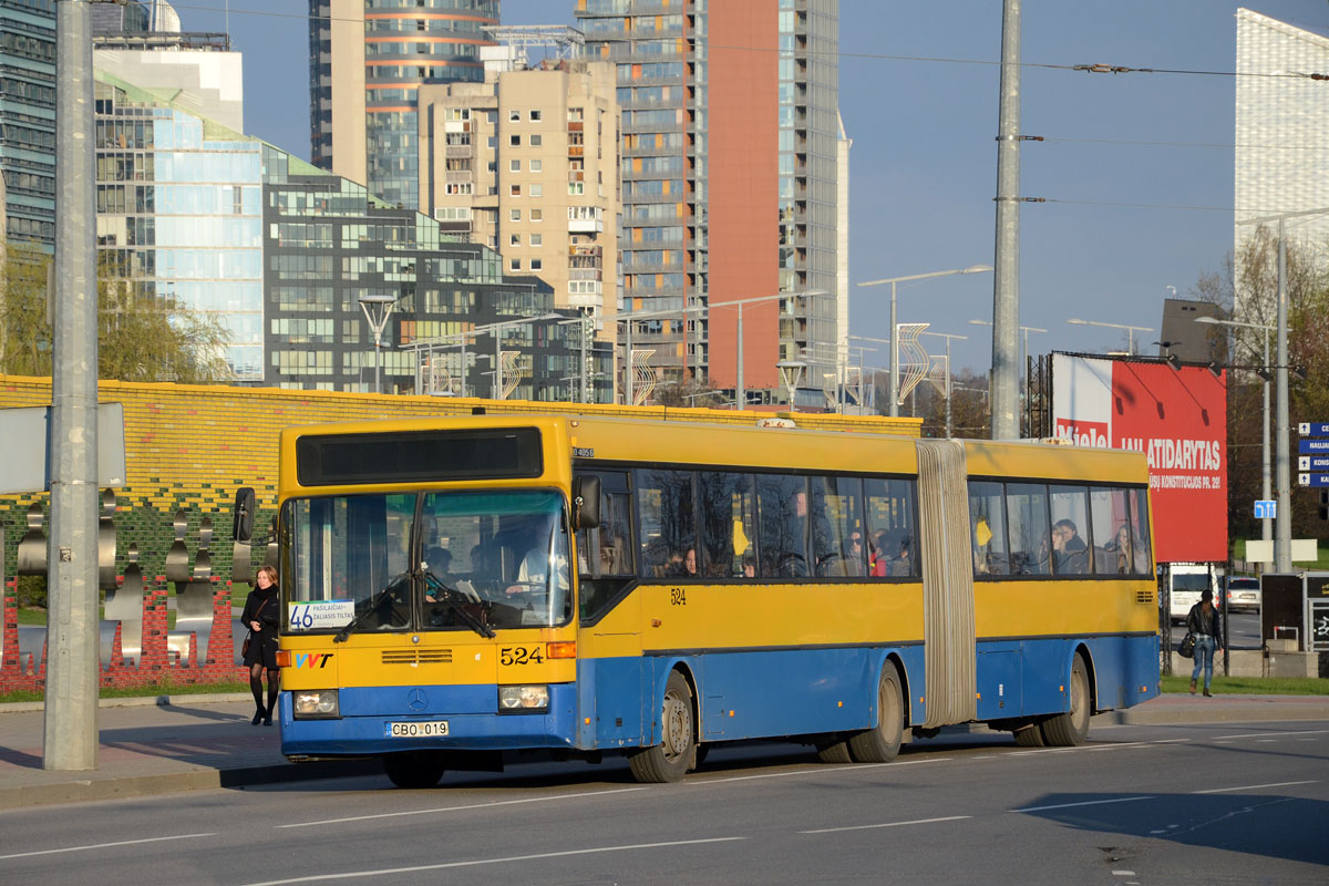 Литва, Mercedes-Benz O405G № 524