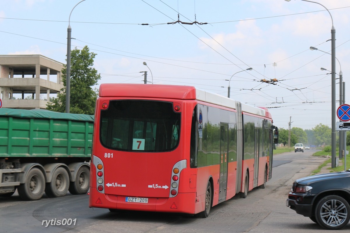 Литва, Van Hool New AG300 № 801