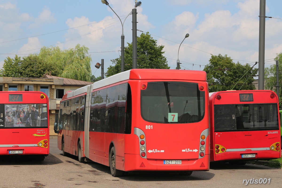 Литва, Van Hool New AG300 № 801