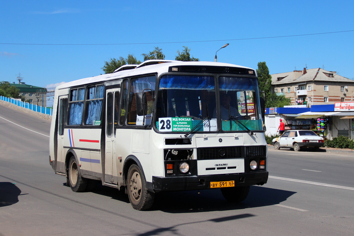 Самарская область, ПАЗ-32054 № ВУ 591 63