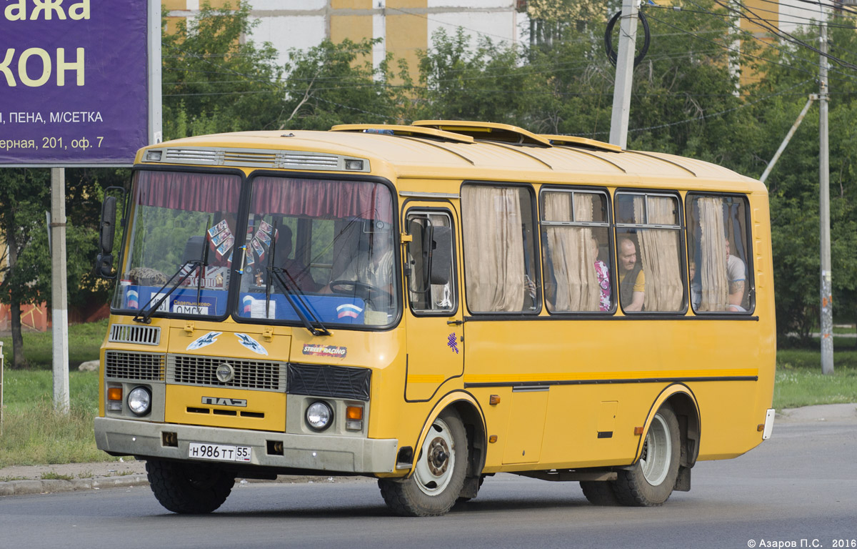 Омская область, ПАЗ-32053-70 № Н 986 ТТ 55