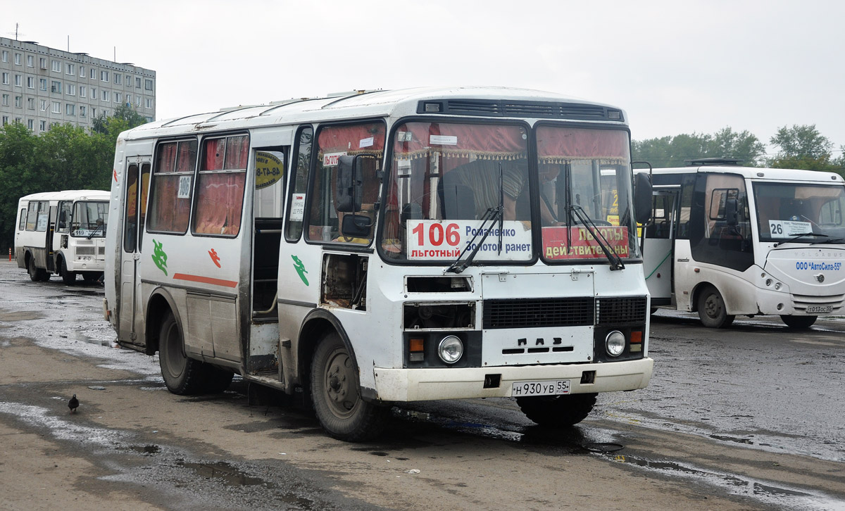 Омская область, ПАЗ-32051-110 № Н 930 УВ 55