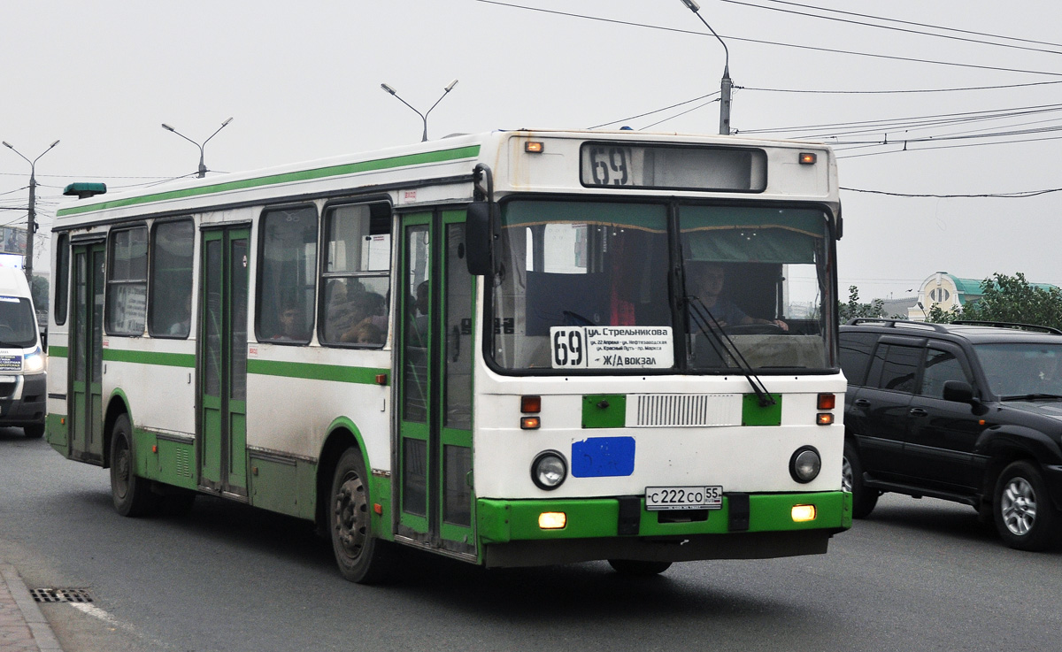 Omsk region, LiAZ-5256.45 Nr. С 222 СО 55