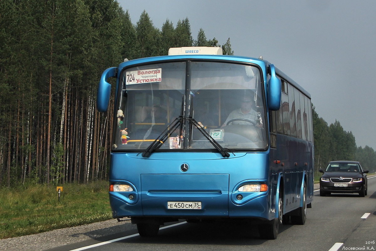 Вологодская область, КАвЗ-4238-02 № Е 450 СМ 35 — Фото — Автобусный  транспорт