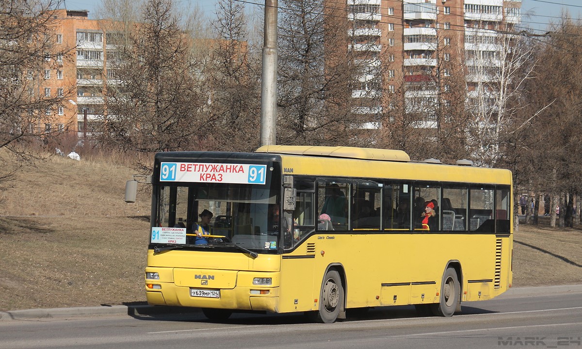 Красноярский край, MAN A74 Lion's Classic SL283 № У 639 МР 124