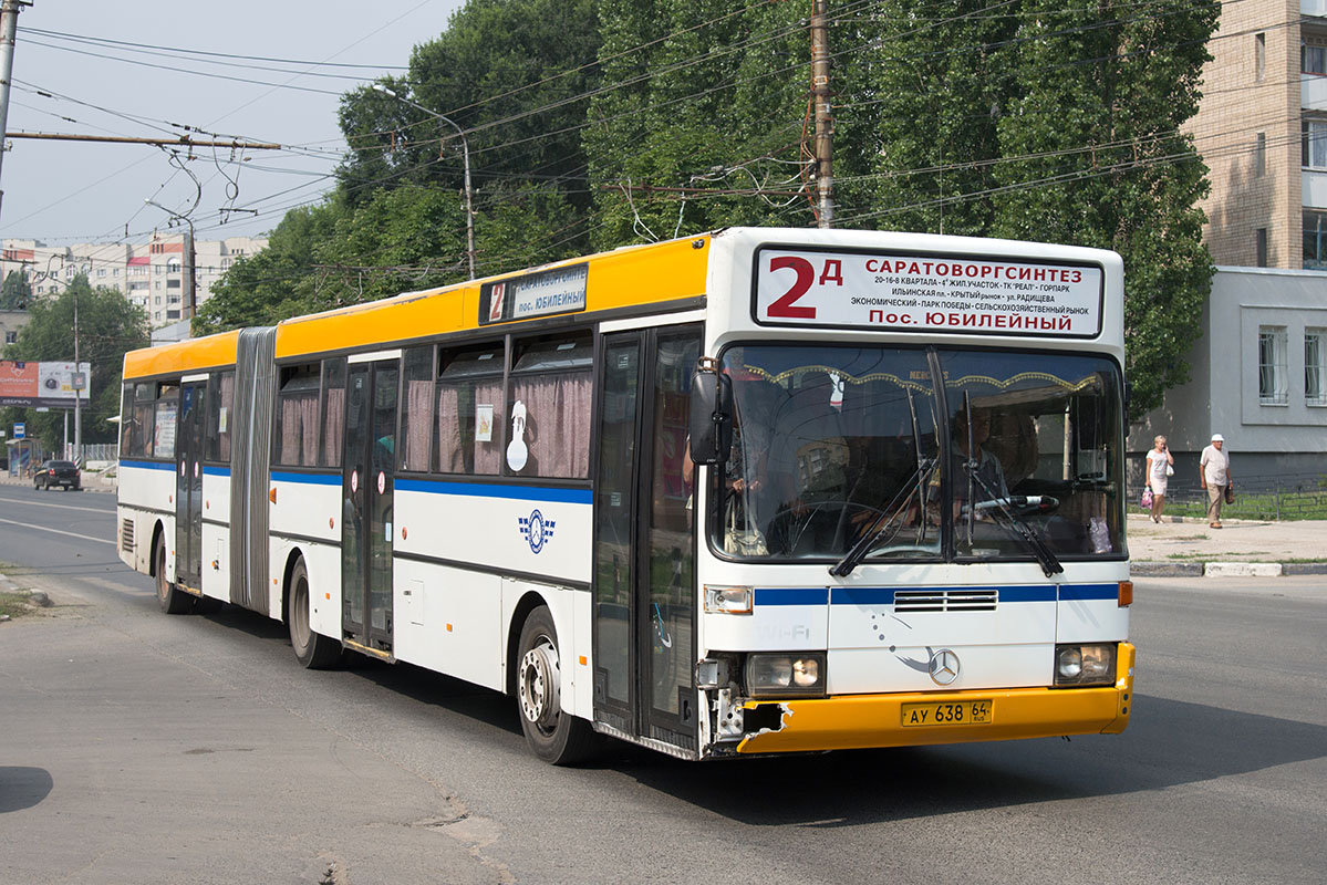 Саратовская область, Mercedes-Benz O405G № АУ 638 64