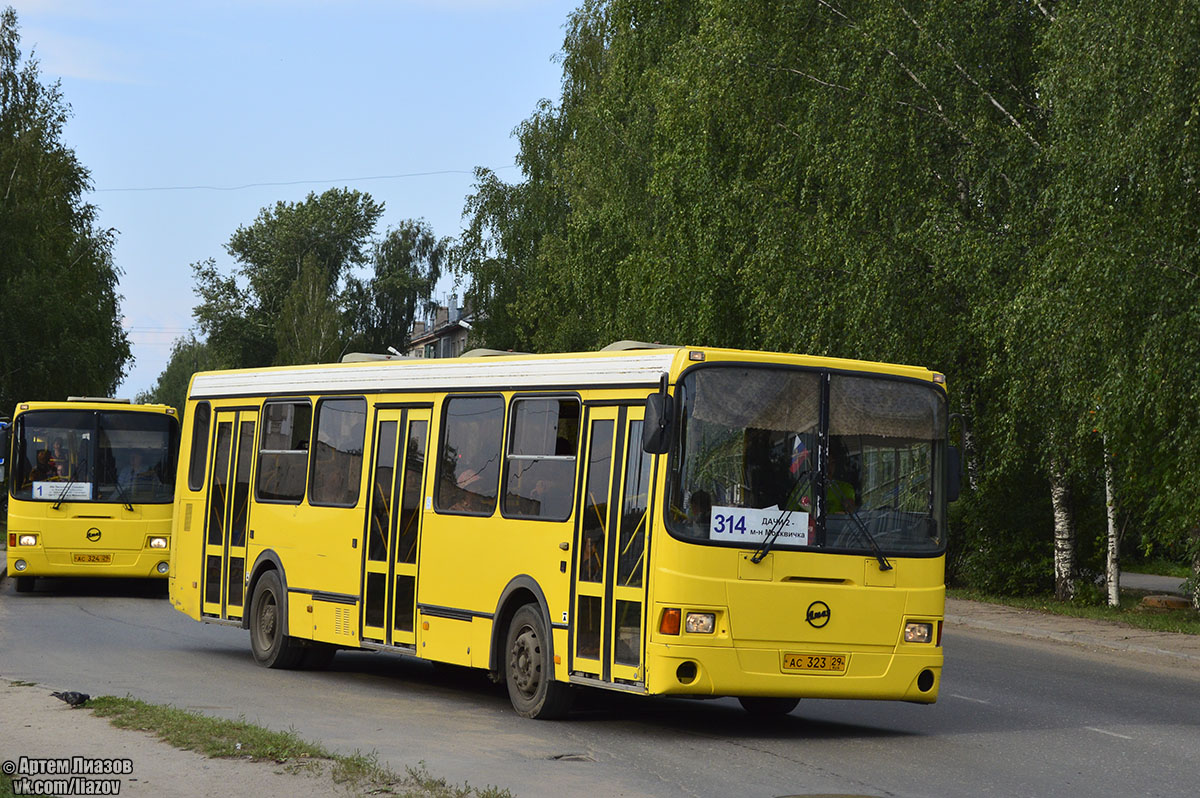 Архангельская область, ЛиАЗ-5256.35 № АС 323 29