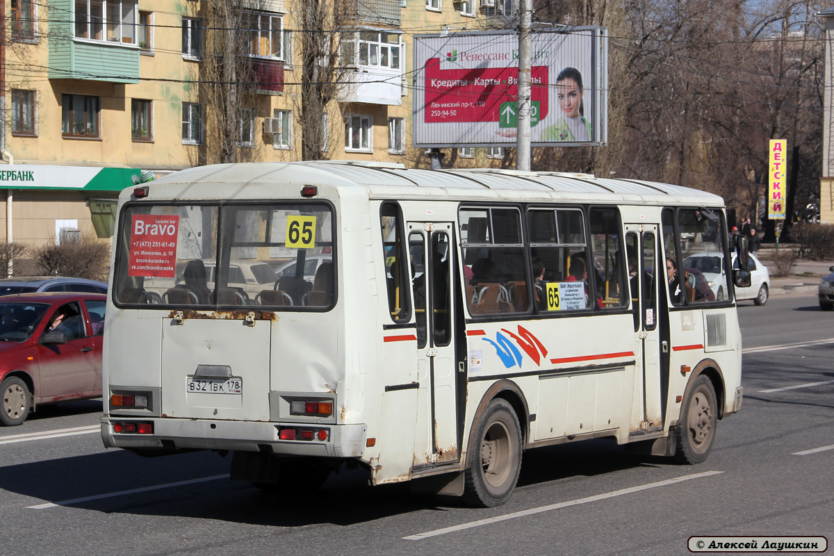 Воронежская область, ПАЗ-4234 № В 321 ВК 178