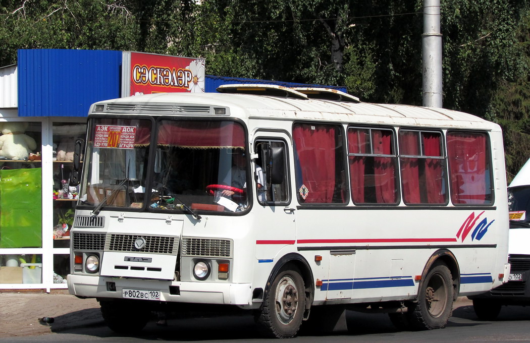 Башкортостан, ПАЗ-32054-07 № Р 802 ВС 102