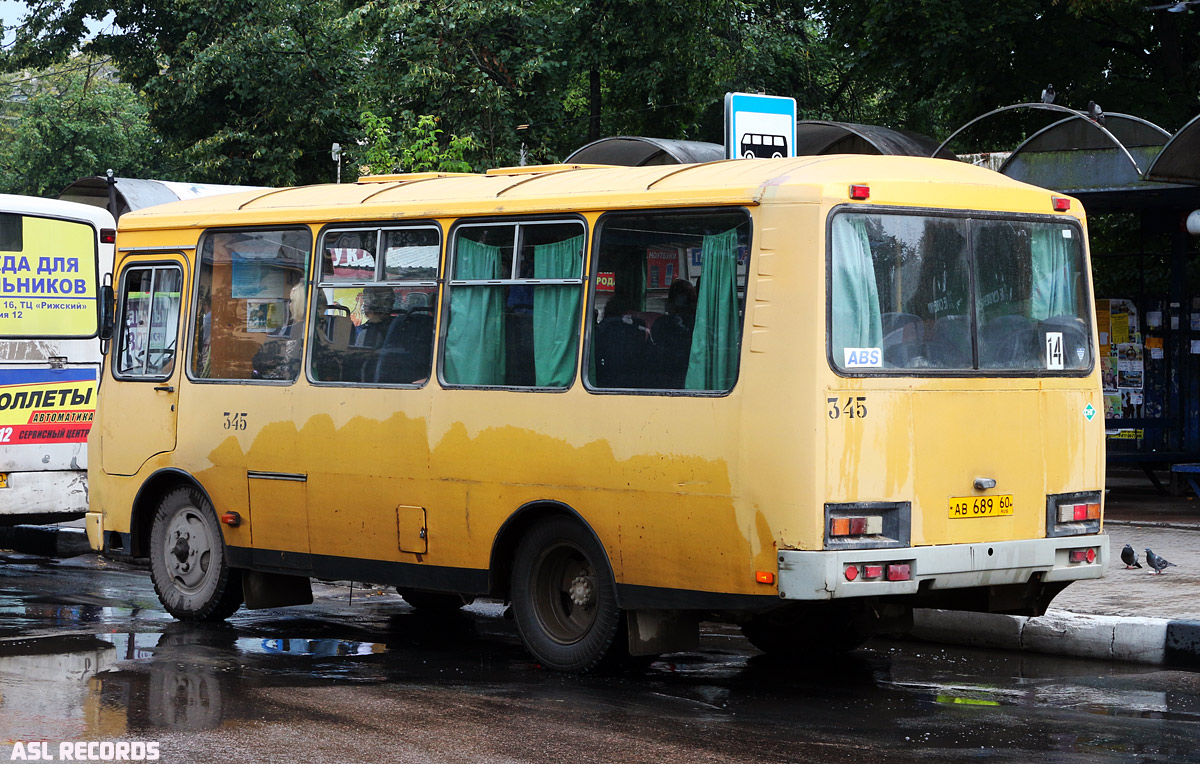 Псковская область, ПАЗ-32053 № 345