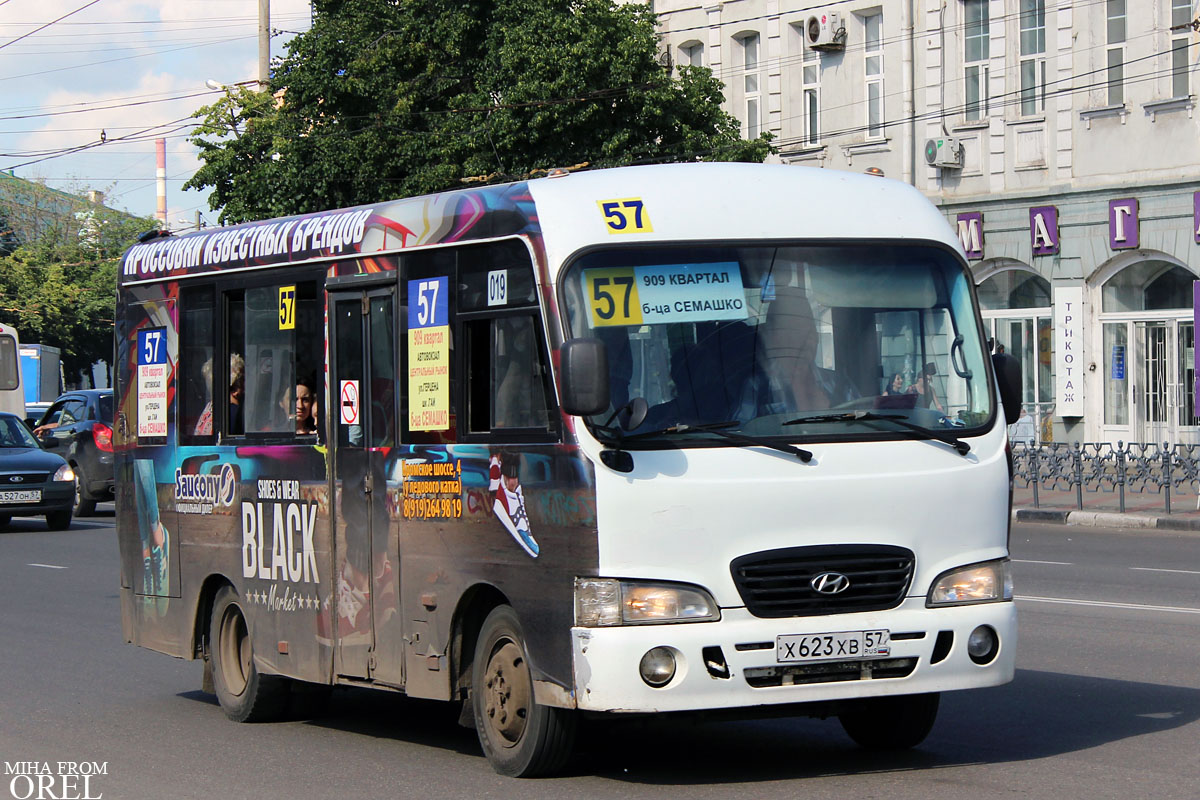 Орловская область, Hyundai County SWB (ТагАЗ) № Х 623 ХВ 57