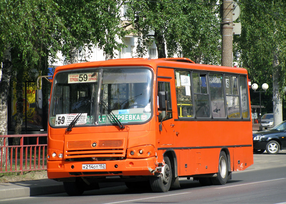 Нижегородская область, ПАЗ-320402-05 № К 214 ОТ 152