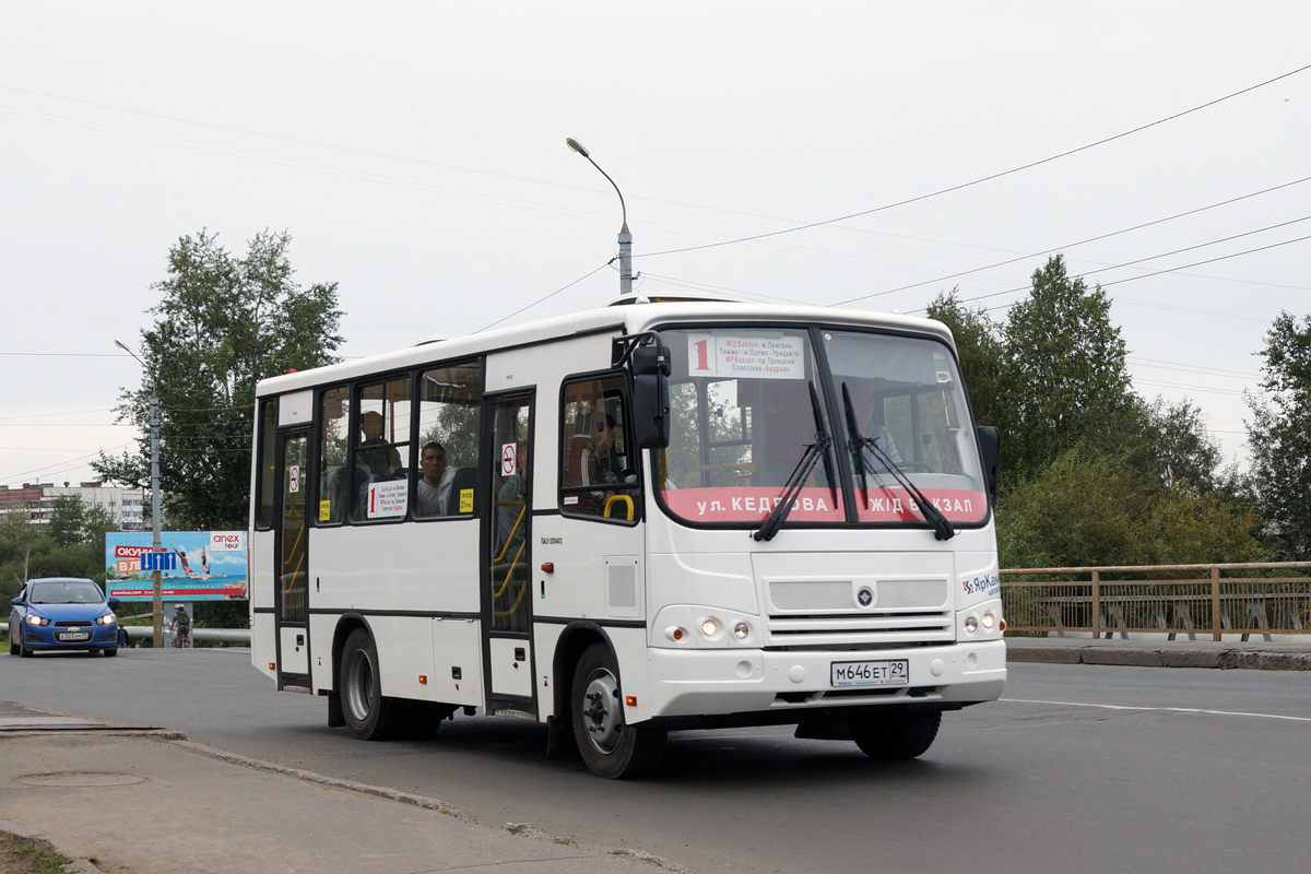 Архангельская область, ПАЗ-320402-04 № М 646 ЕТ 29