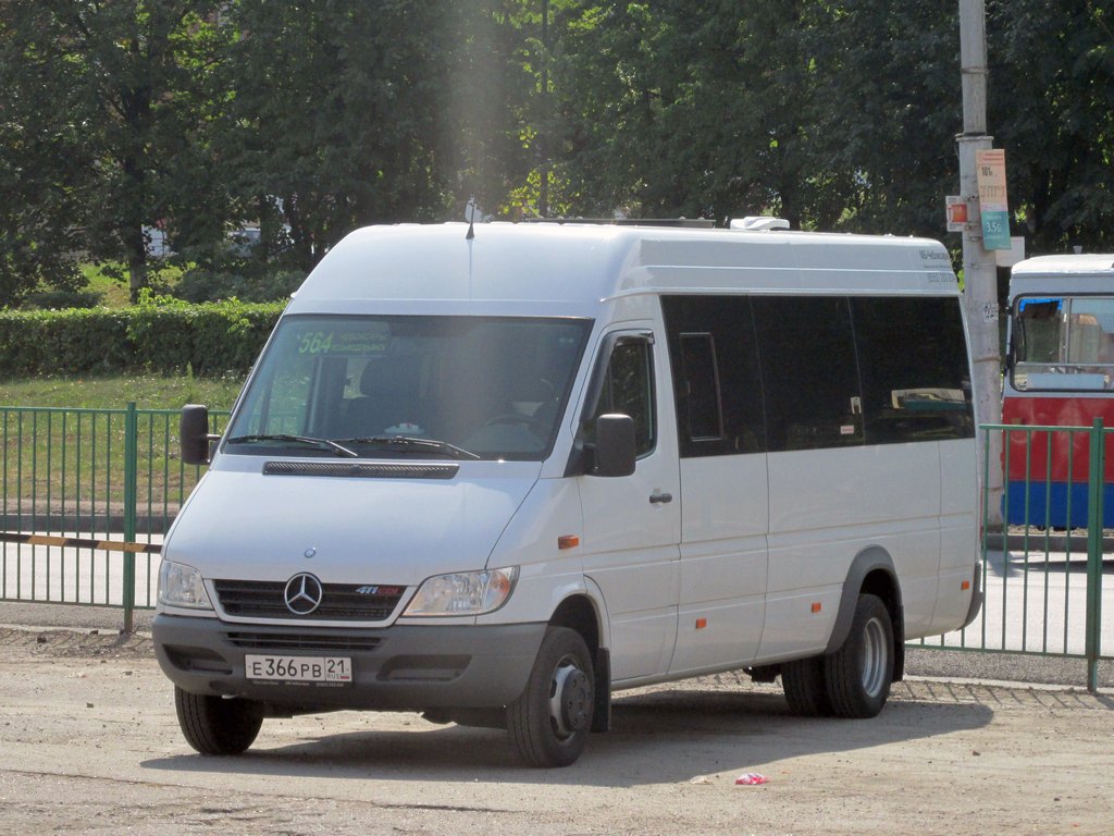 Чувашия, Луидор-223203 (MB Sprinter Classic) № Е 366 РВ 21 — Фото —  Автобусный транспорт