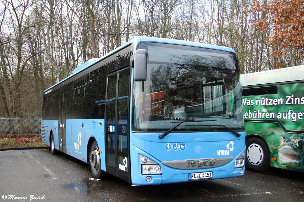 Рейнланд-Пфальц, IVECO Crossway LE CITY 12M № KL-D 4151