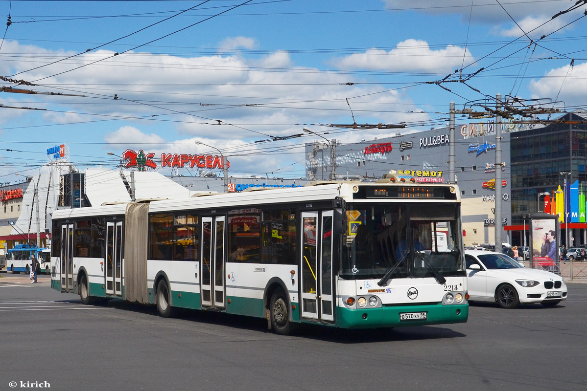 Sankt Petersburg, LiAZ-6213.20 Nr. 2218