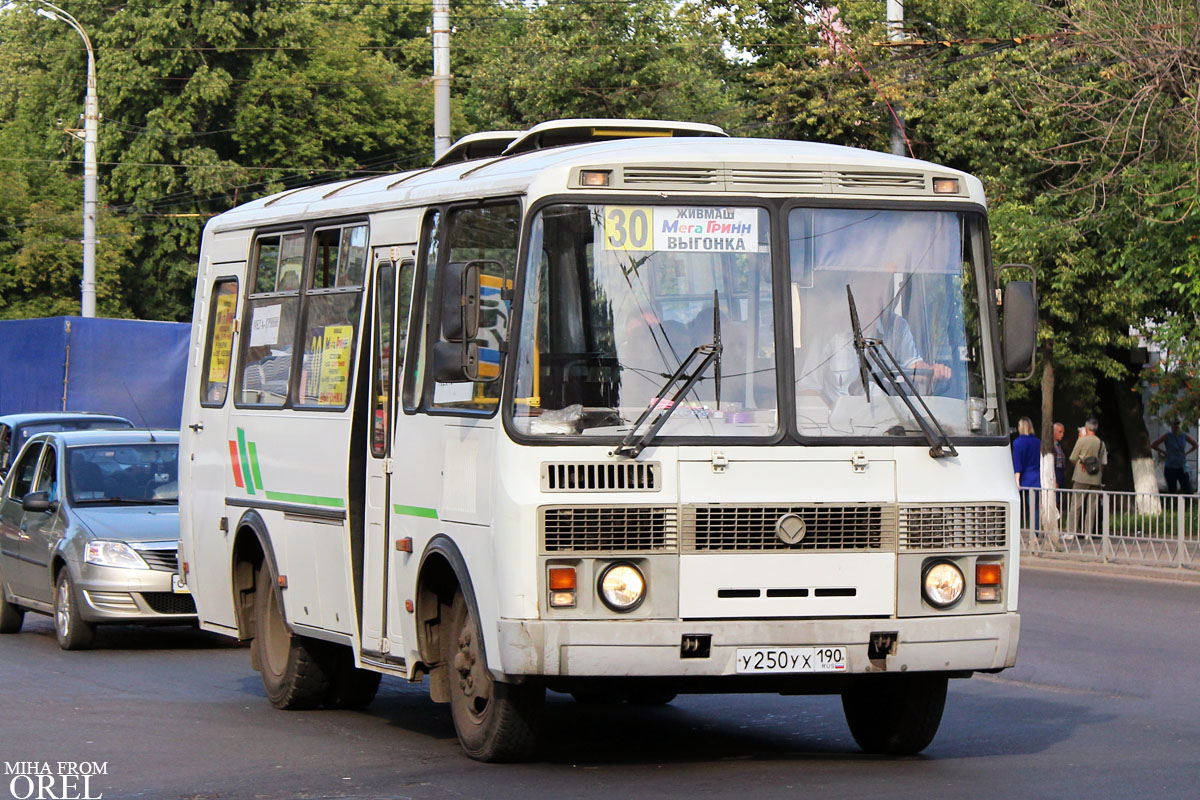 Орловская область, ПАЗ-32053-110-07 № У 250 УХ 190