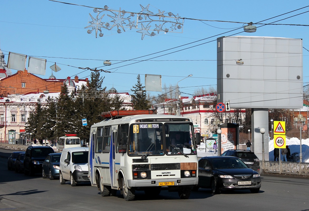 Томская область, ПАЗ-32054 № АС 581 70