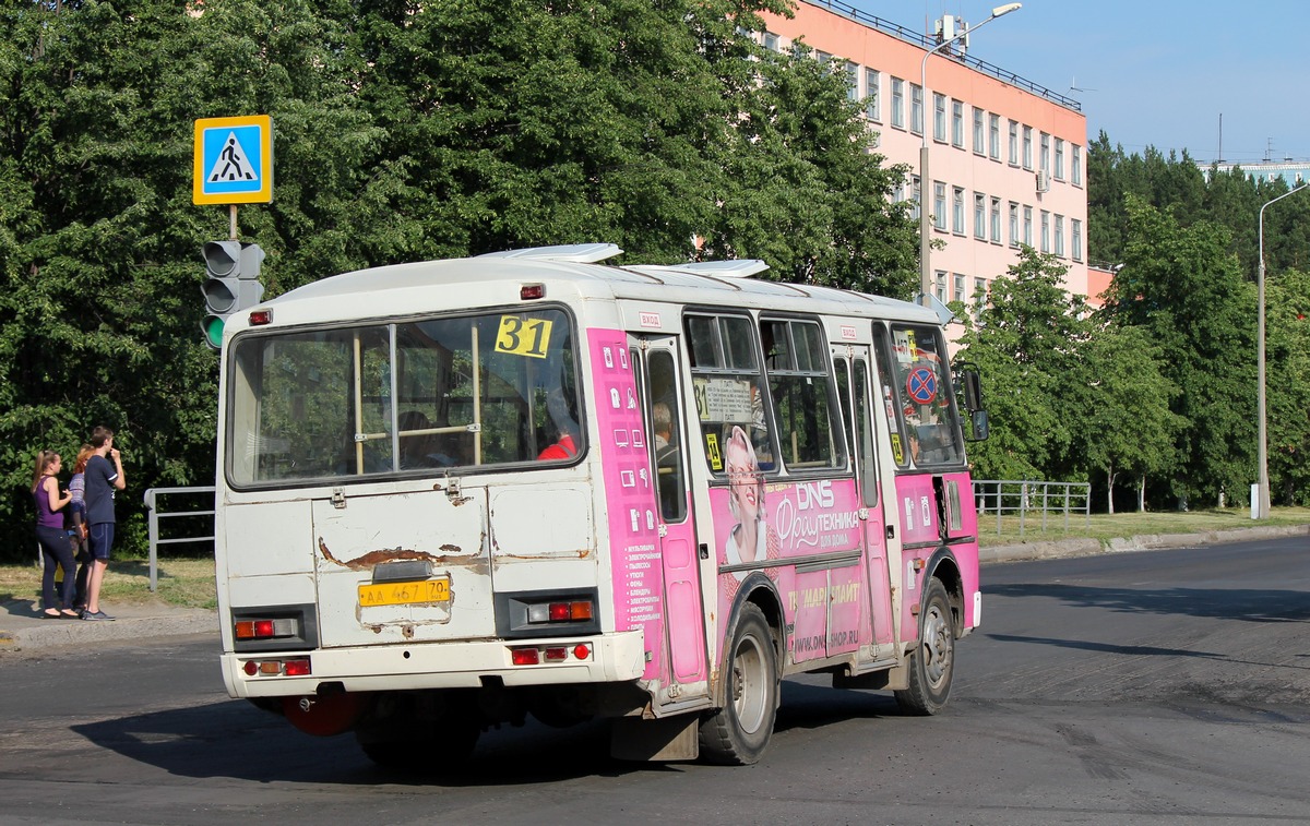 Томская область, ПАЗ-32054 № АА 467 70