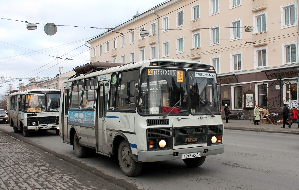 Томская область, ПАЗ-32054 № Е 948 НО 70