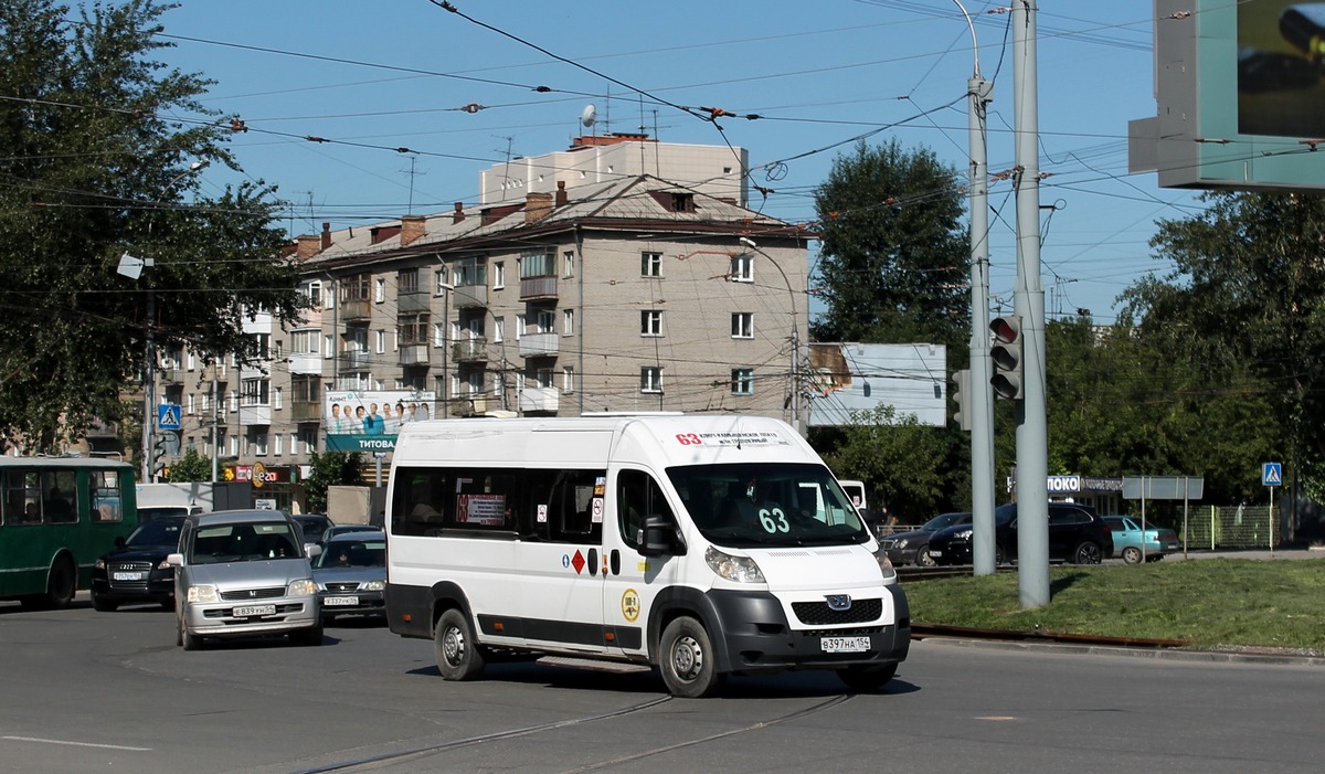 Новосибирская область, Нижегородец-2227SK (Peugeot Boxer) № В 397 НА 154