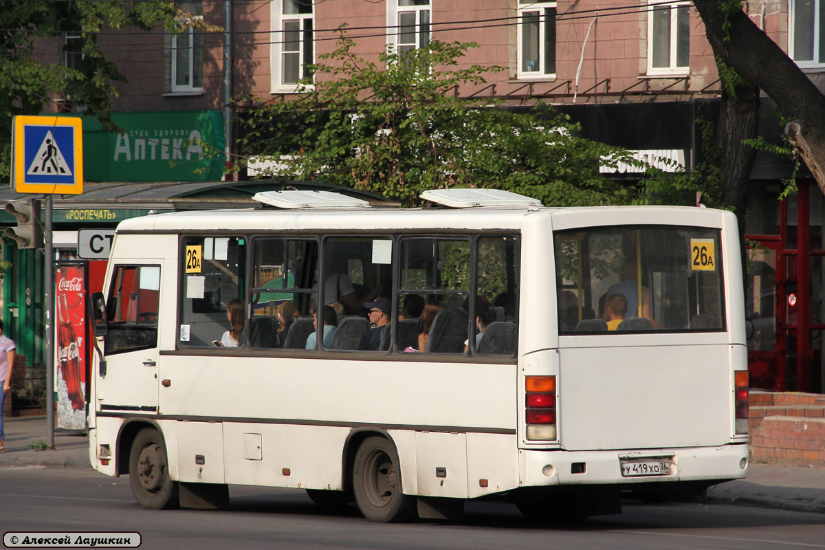 Воронежская область, ПАЗ-320402-03 № У 419 ХО 36