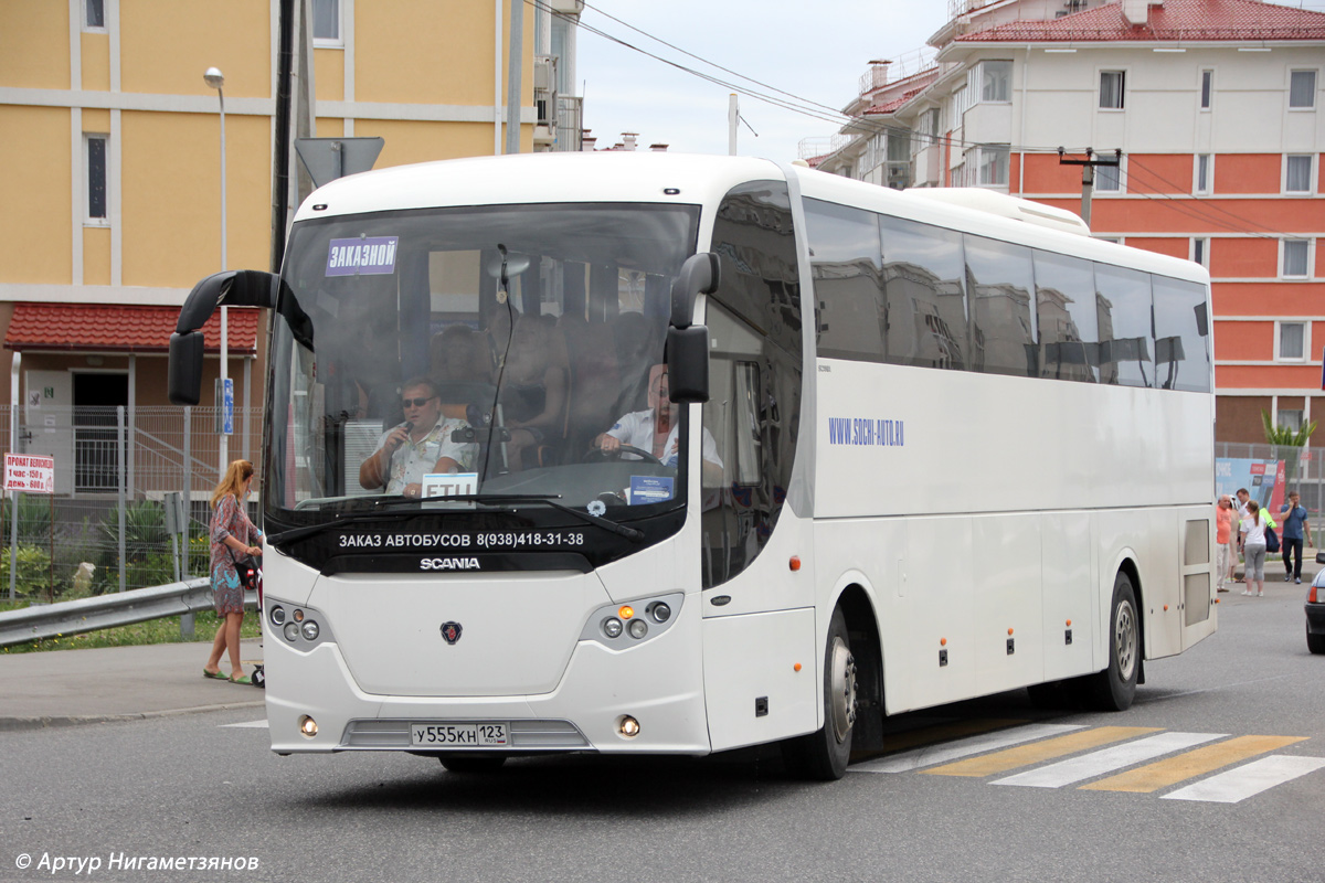 Краснодарский край, Scania OmniExpress 340 № У 555 КН 123