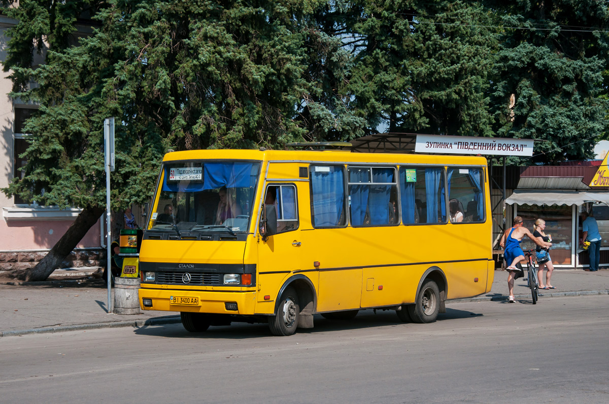 Полтавская область, БАЗ-А079.14 "Подснежник" № BI 3400 AA