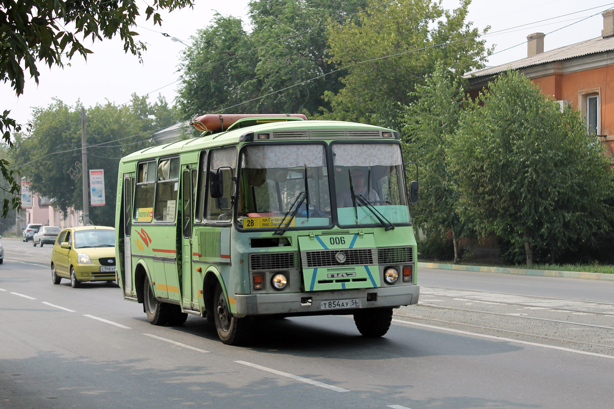 Оренбургская область, ПАЗ-32054 № 006