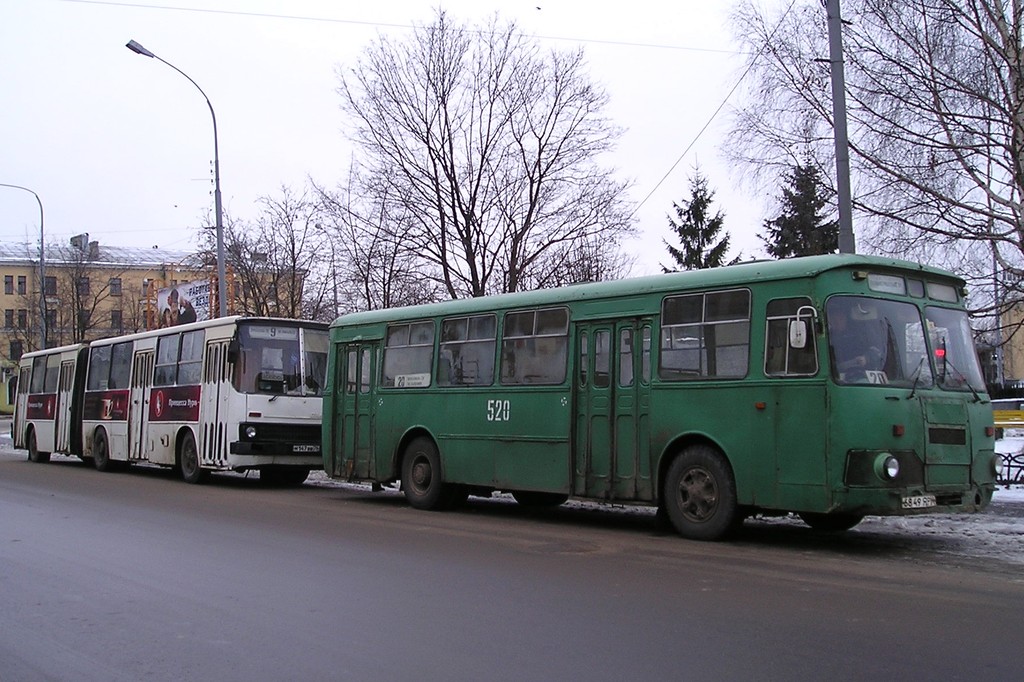 Ярославская область, Ikarus 280.02 № 624; Ярославская область, ЛиАЗ-677М № 520