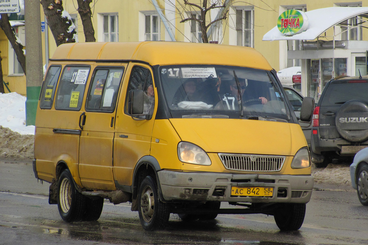 Penza region, GAZ-322132 (XTH, X96) № АС 842 58