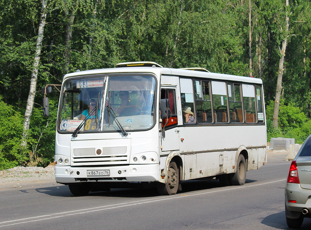 Ярославская область, ПАЗ-320412-03 № К 867 ЕО 76