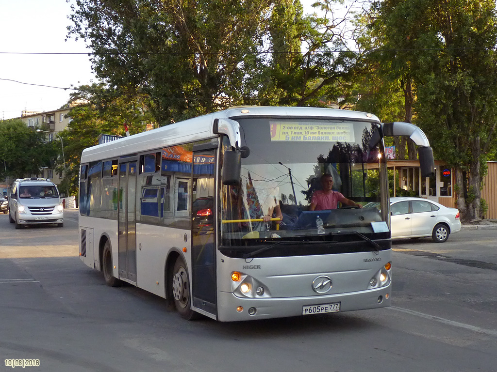 Севастополь, Higer KLQ6891GA № Р 605 РЕ 777 — Фото — Автобусный транспорт