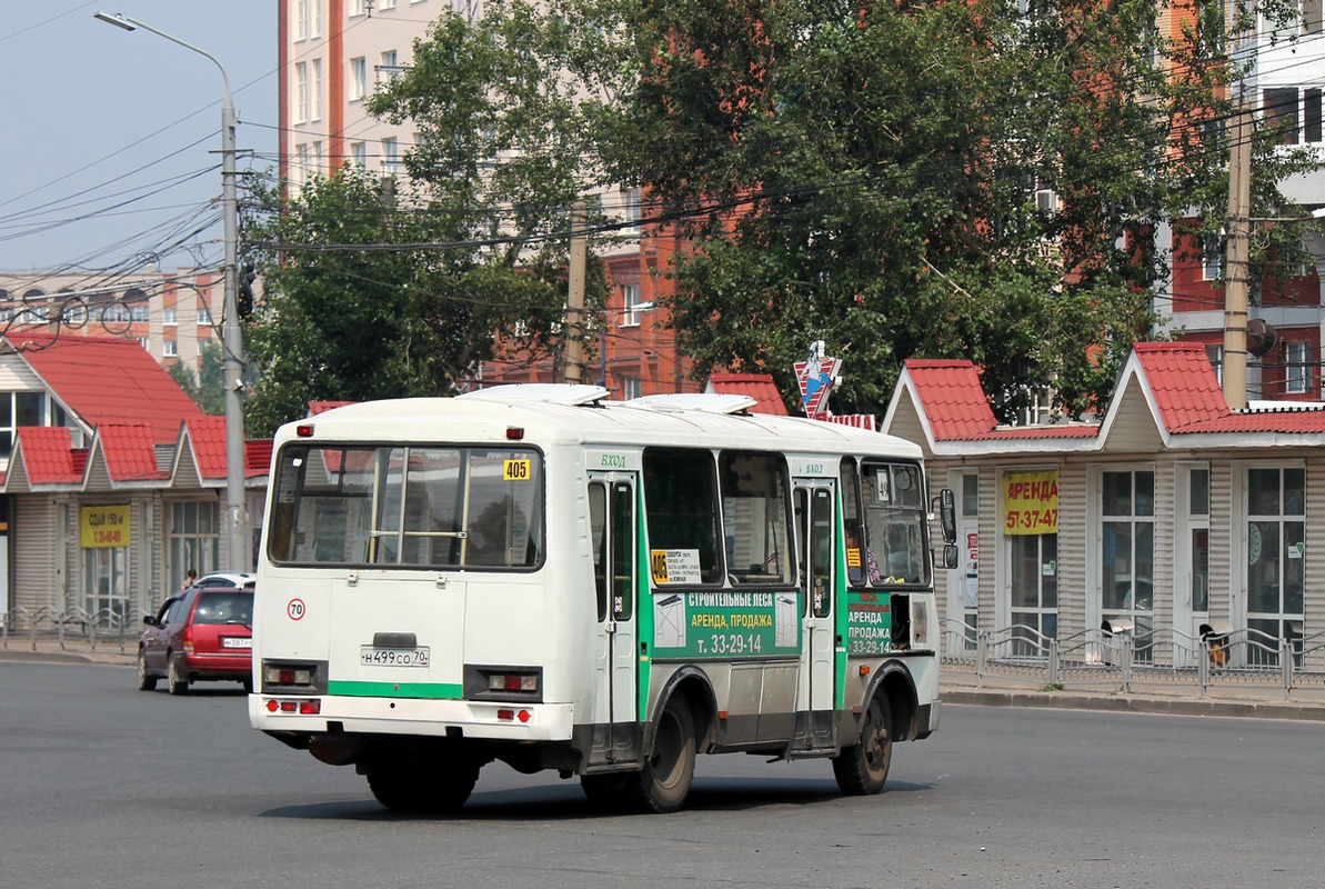 Томская область, ПАЗ-32051-110 № Н 499 СО 70