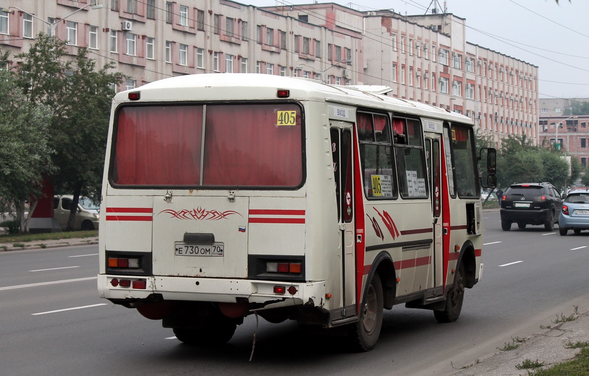 Томская область, ПАЗ-32051-110 № Е 730 ОМ 70