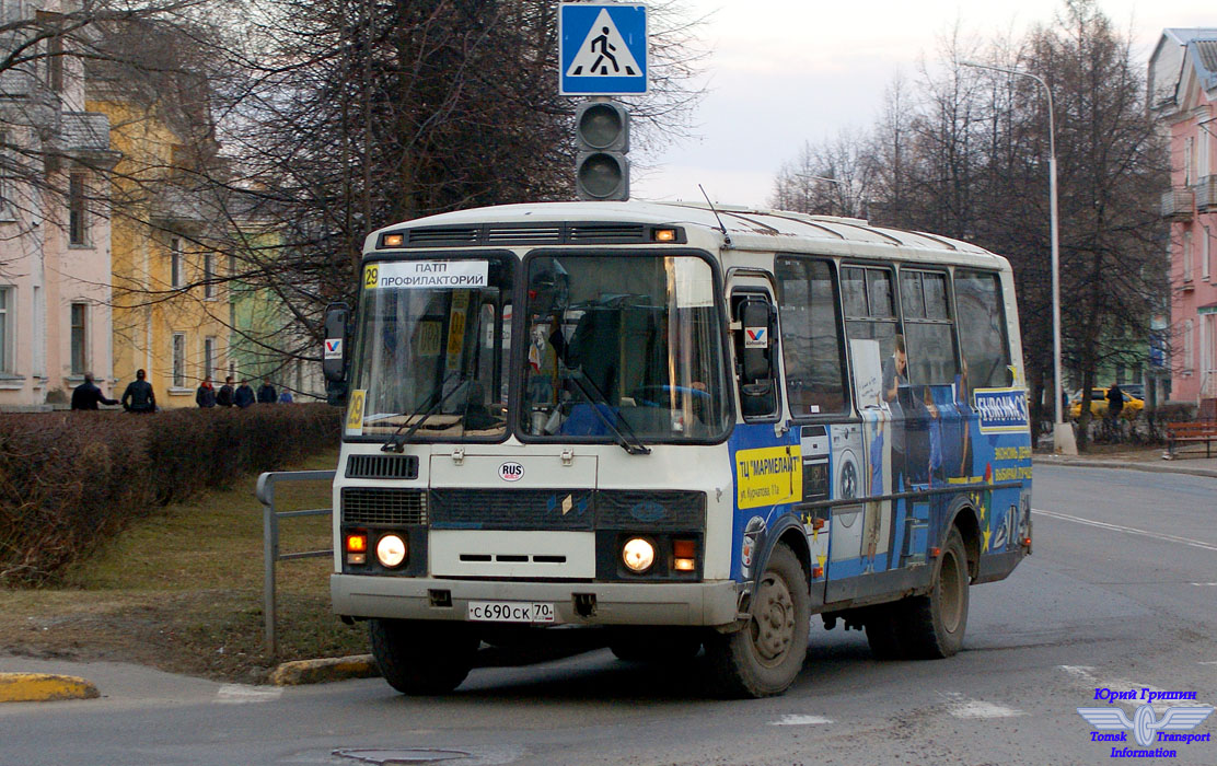 Томская область, ПАЗ-32054 № С 690 СК 70